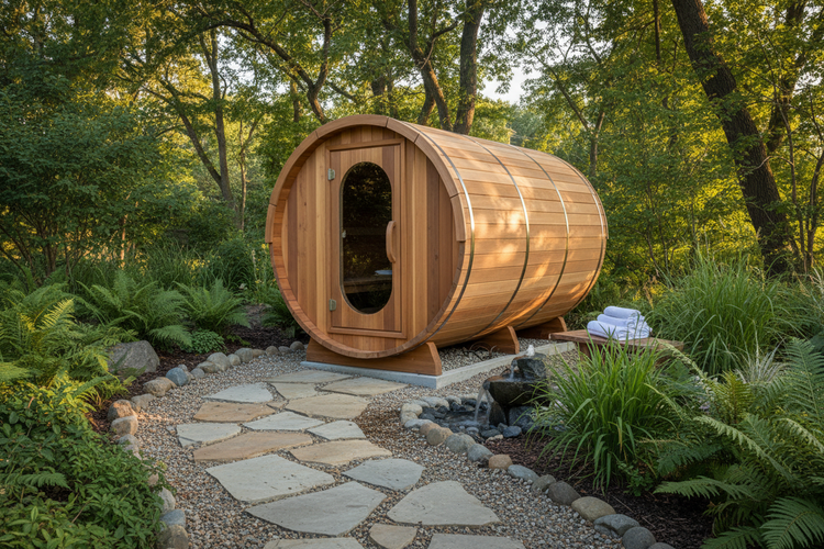 Outdoor Barrel Saunas
